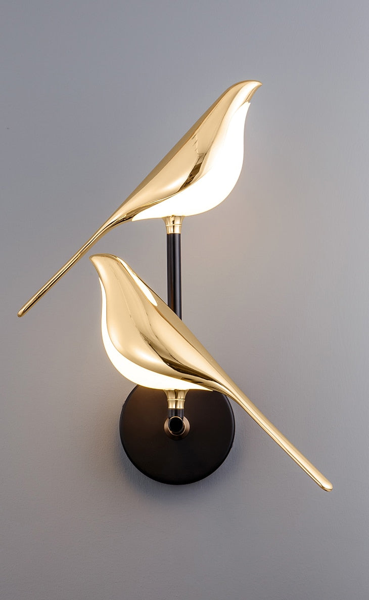 AvisLumina | Modern Wall Lamp in the Shape of Birds