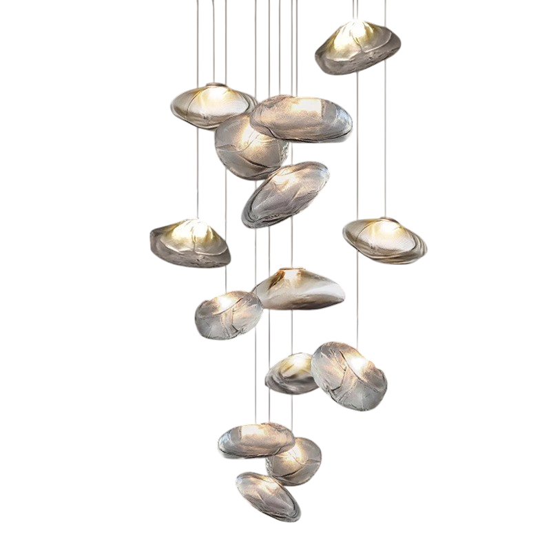 AuroraLume | Nordic Villa Glass Pendant Chandelier