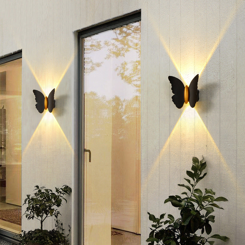 Novora | Enchanting Butterfly Outdoor Wall Lamp for Modern Elegance