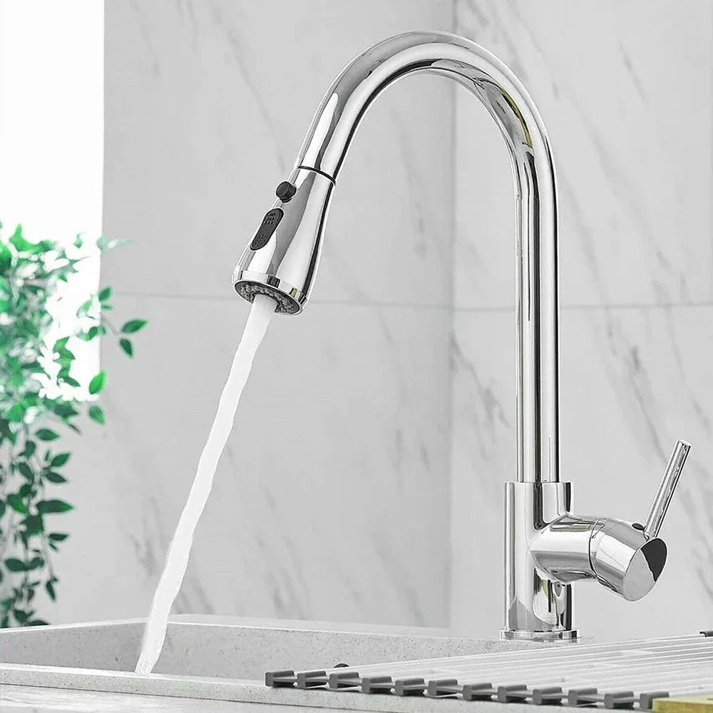 ObsidianFlow | Convenient Pull-Down Kitchen Tap