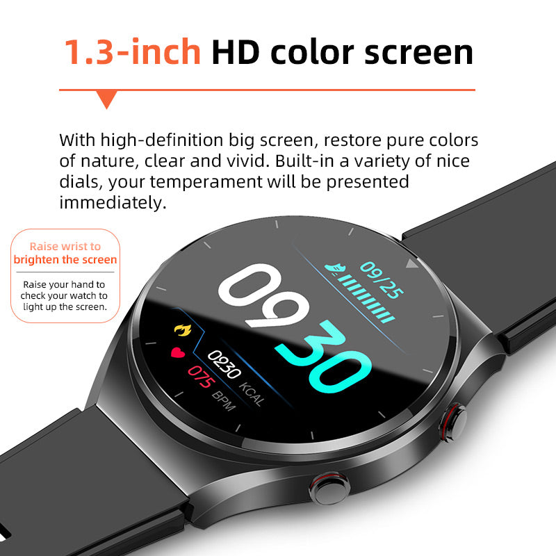 One-click Blood Sugar | Blood Glucose Blood Pressure EKG | EKG HRV Heart Frequency Monitor Health Smart Watch