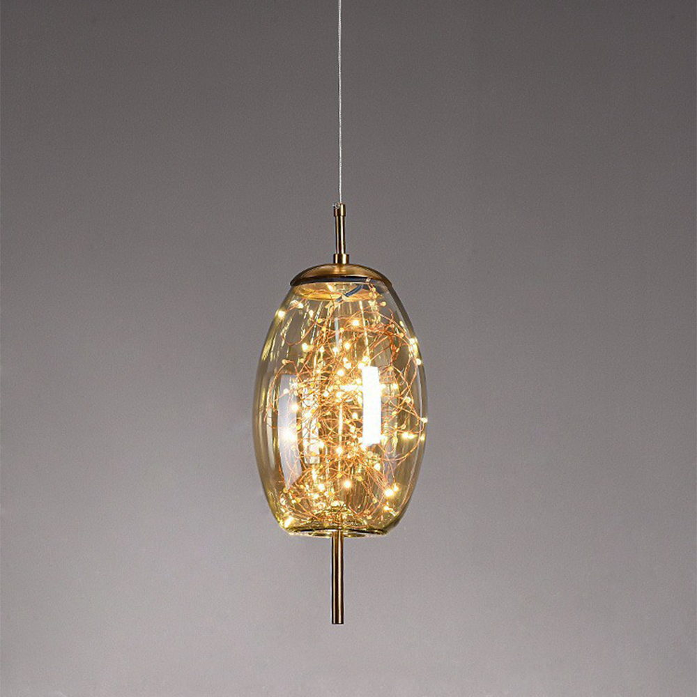 Lumary | Elegant Pendant Light Glass Modern LED Ceiling Lamp