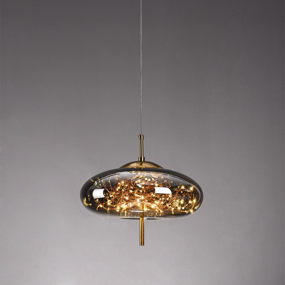 Lumary | Elegant Pendant Light Glass Modern LED Ceiling Lamp
