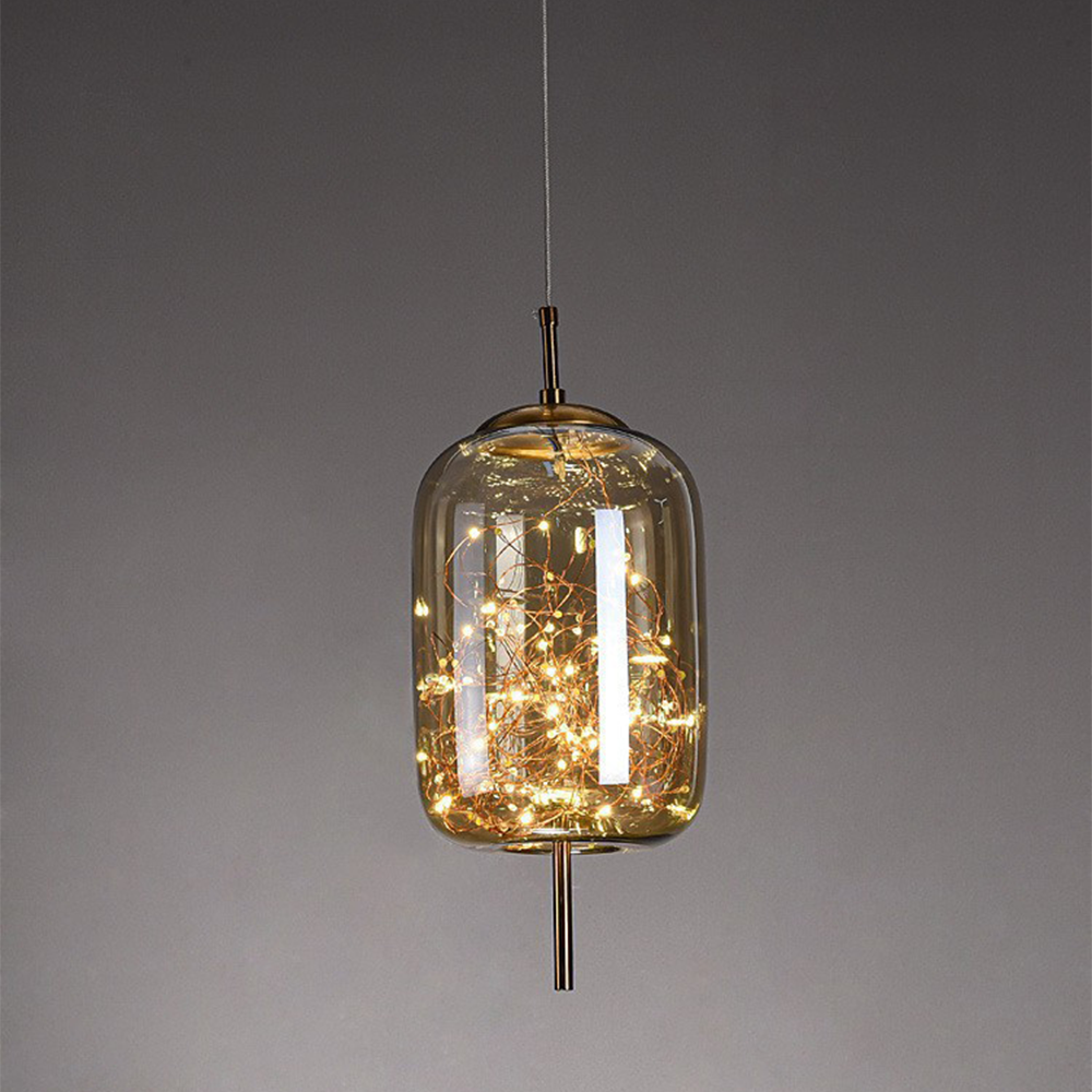 Lumary | Elegant Pendant Light Glass Modern LED Ceiling Lamp