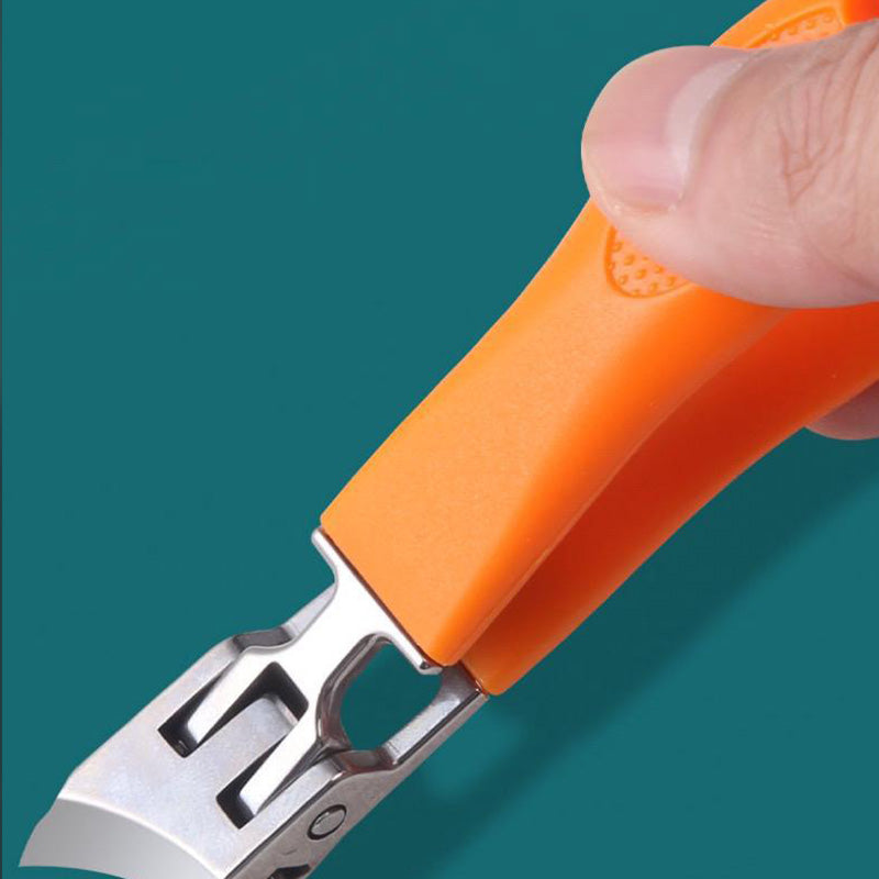 Powerful Nail Clippers for Thick Nails | Ergonomic Design with Anti-Splash Protection for Seniors