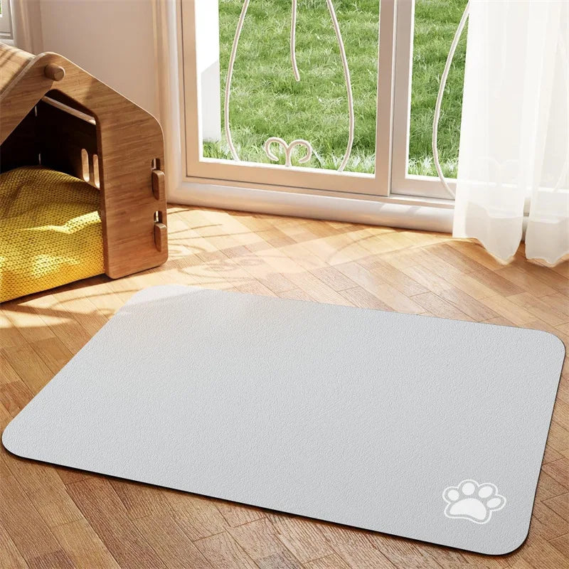 Quicksp | Absorbent Pet Placemat for Easy Cleaning & Quick Drying Floor Protection