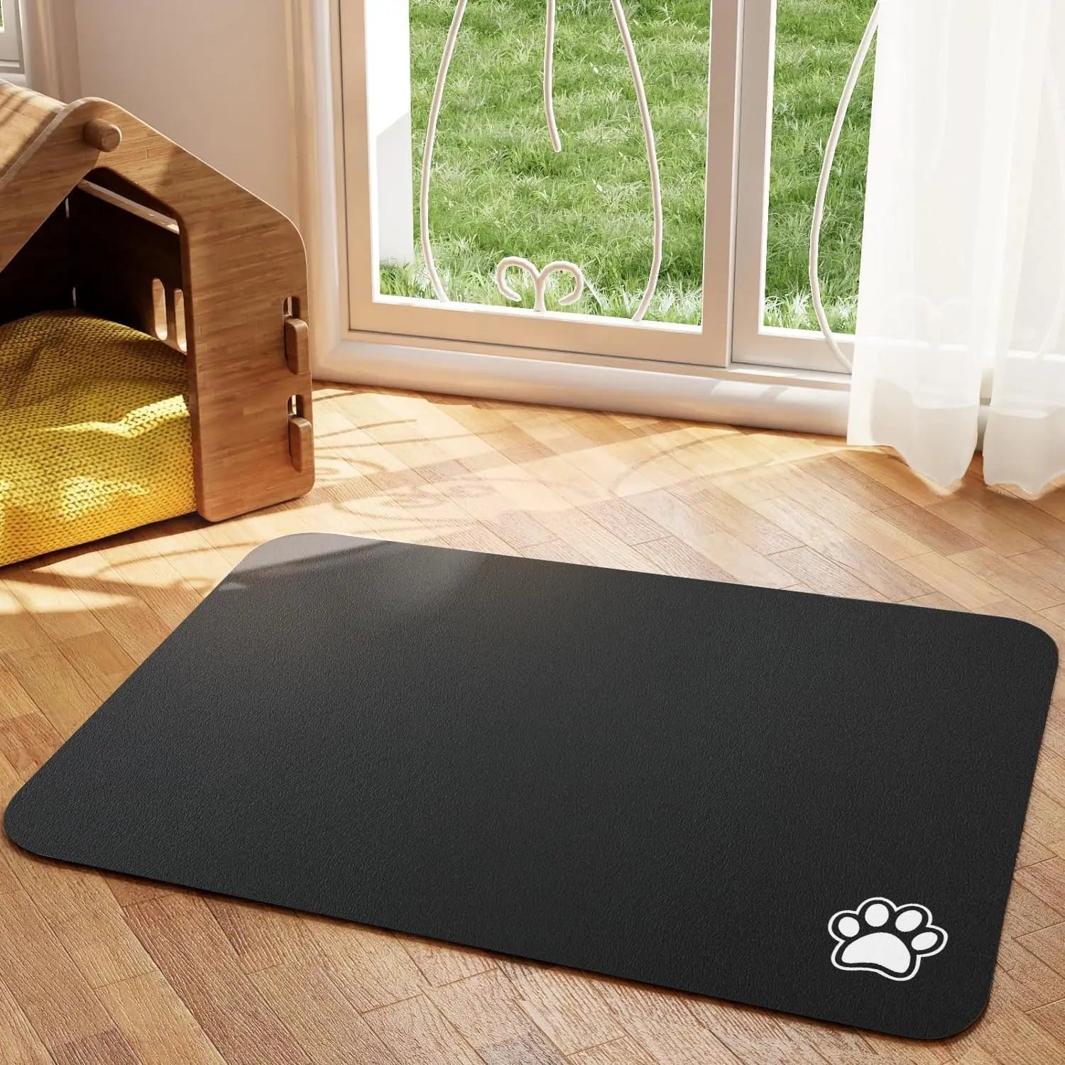 Quicksp | Absorbent Pet Placemat for Easy Cleaning & Quick Drying Floor Protection