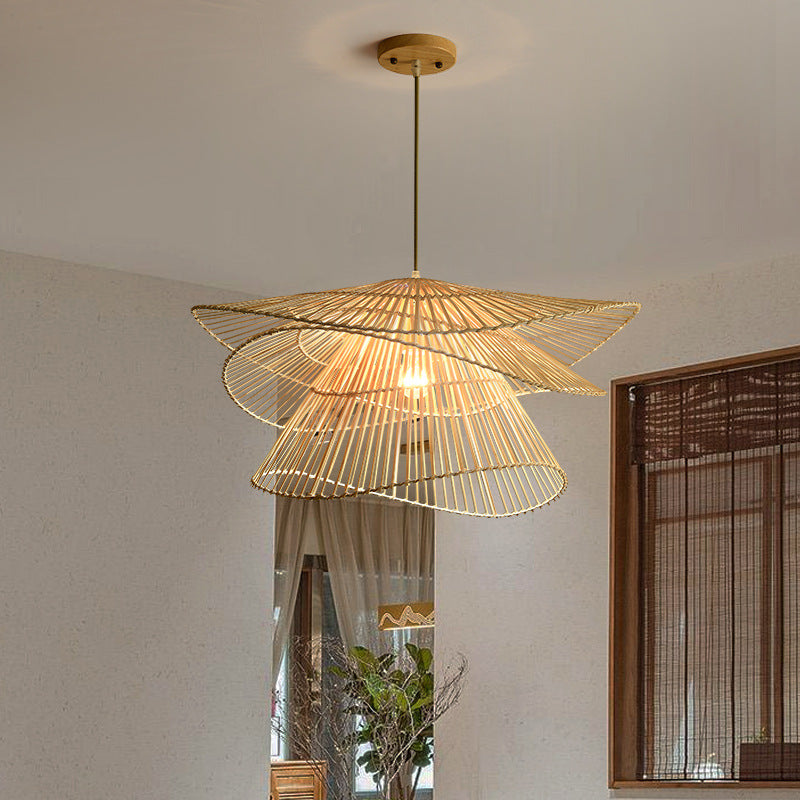 Woodhaven | Rattan Wooden Hanging Lamp