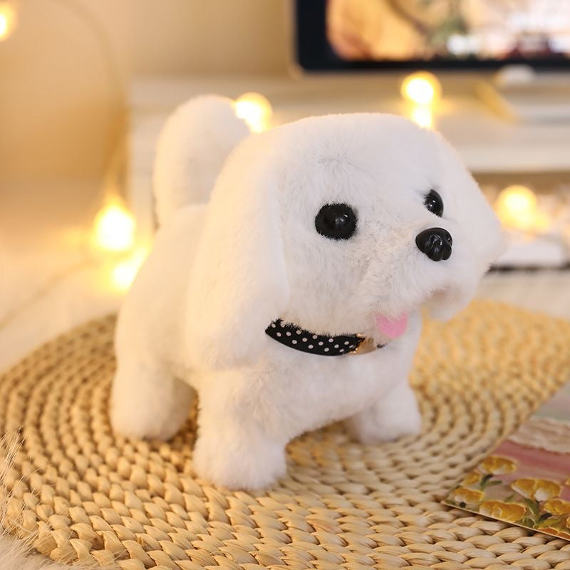 Realistic Interactive Plush Puppy Toy | Eco-Friendly, Engaging Companion for All Ages