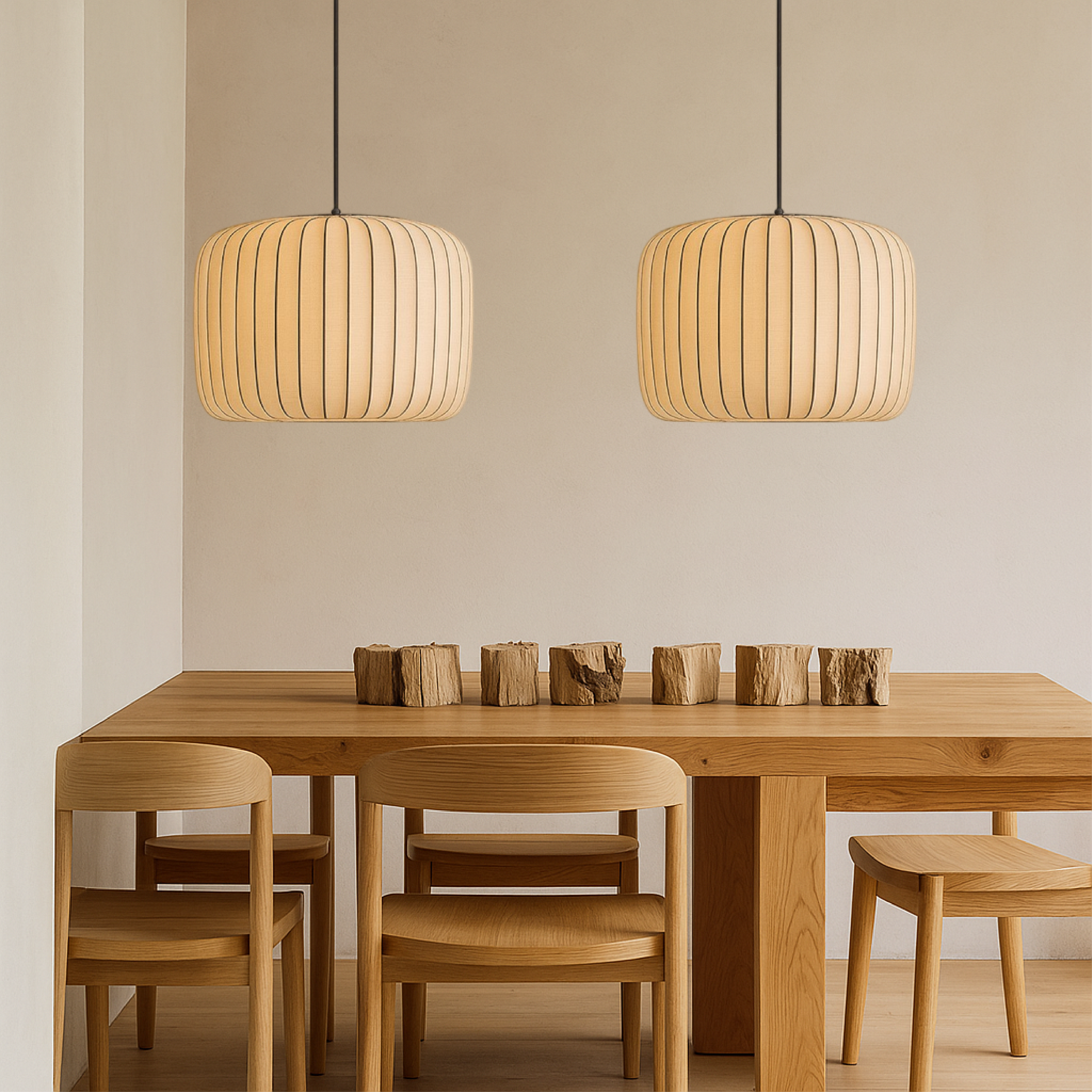 Ambrelle | Classic Silk Hanging Light