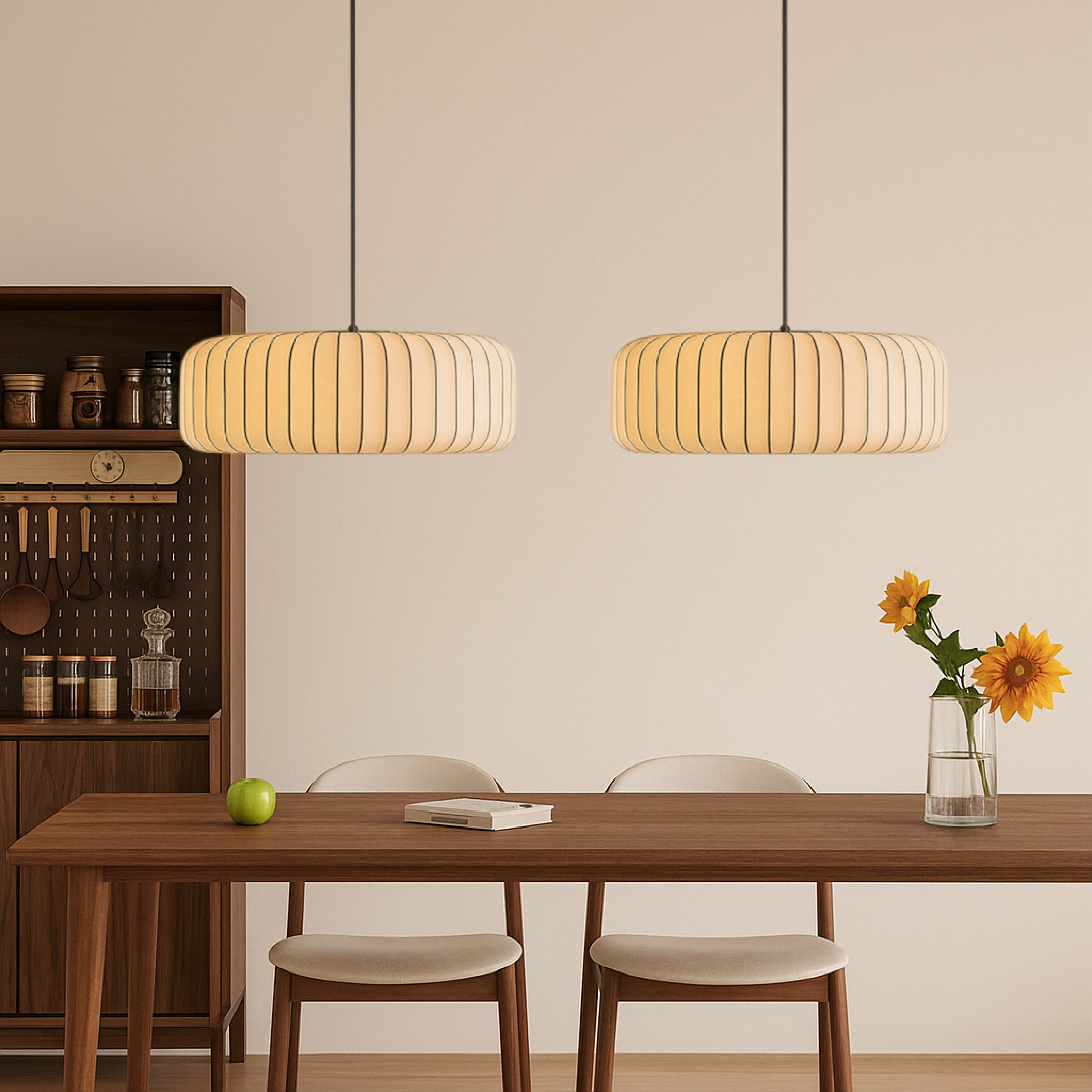 Ambrelle | Classic Silk Hanging Light