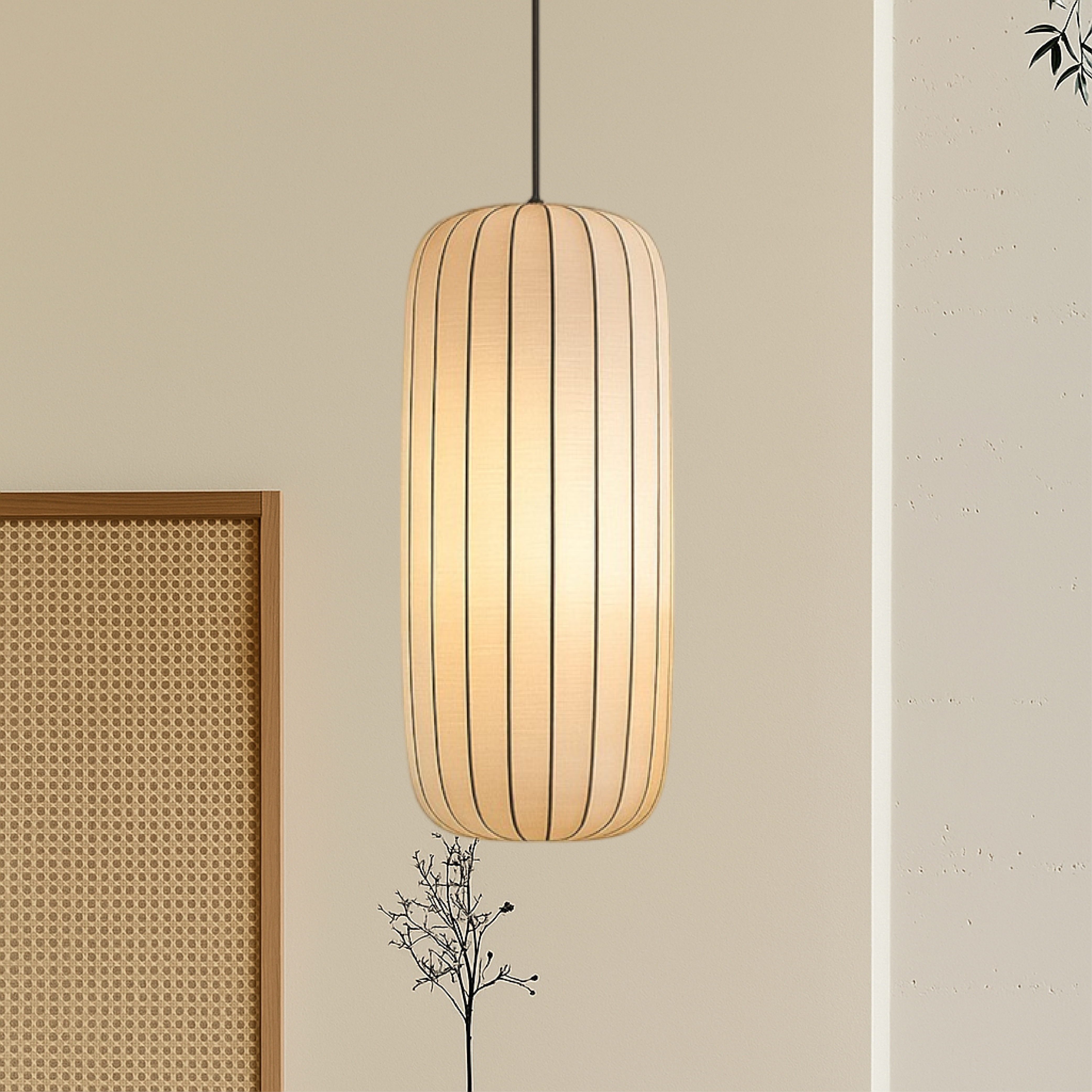 Ambrelle | Classic Silk Hanging Light