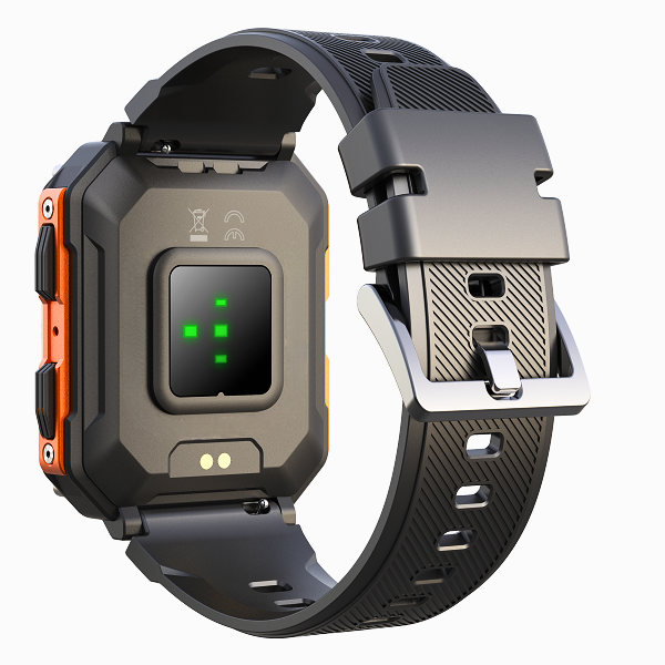 OrbitLink | Stainless Steel Rugged Smartwatch with Fitness & Waterproof Features