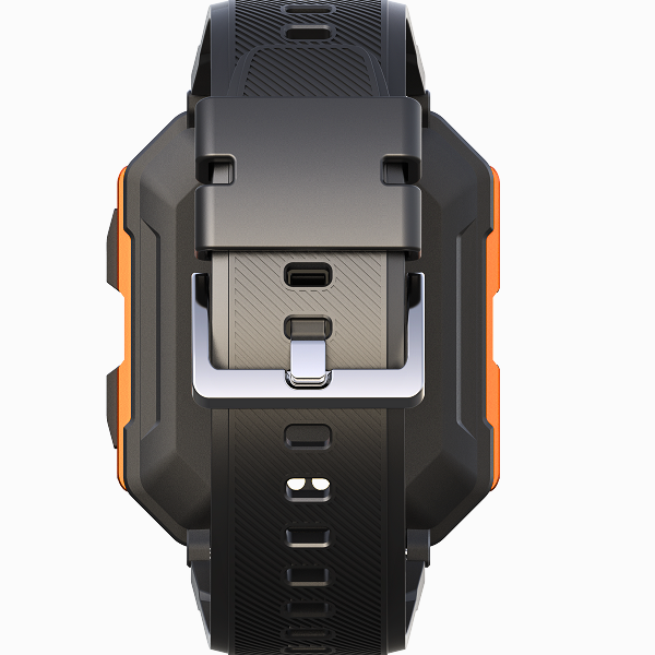 OrbitLink | Stainless Steel Rugged Smartwatch with Fitness & Waterproof Features