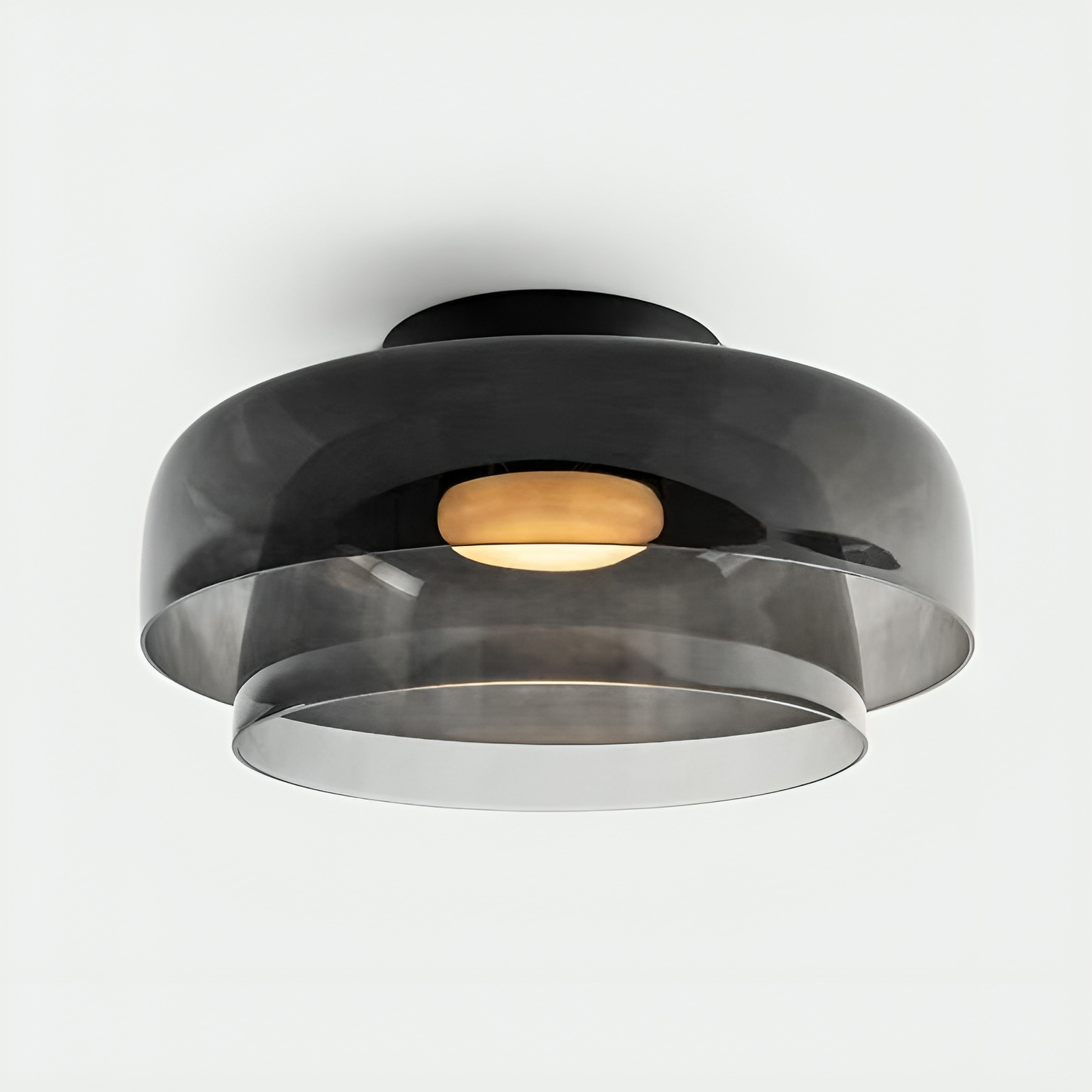 Brilora | Modern Scandinavian Bauhaus Glass Layered Pendant Lamp