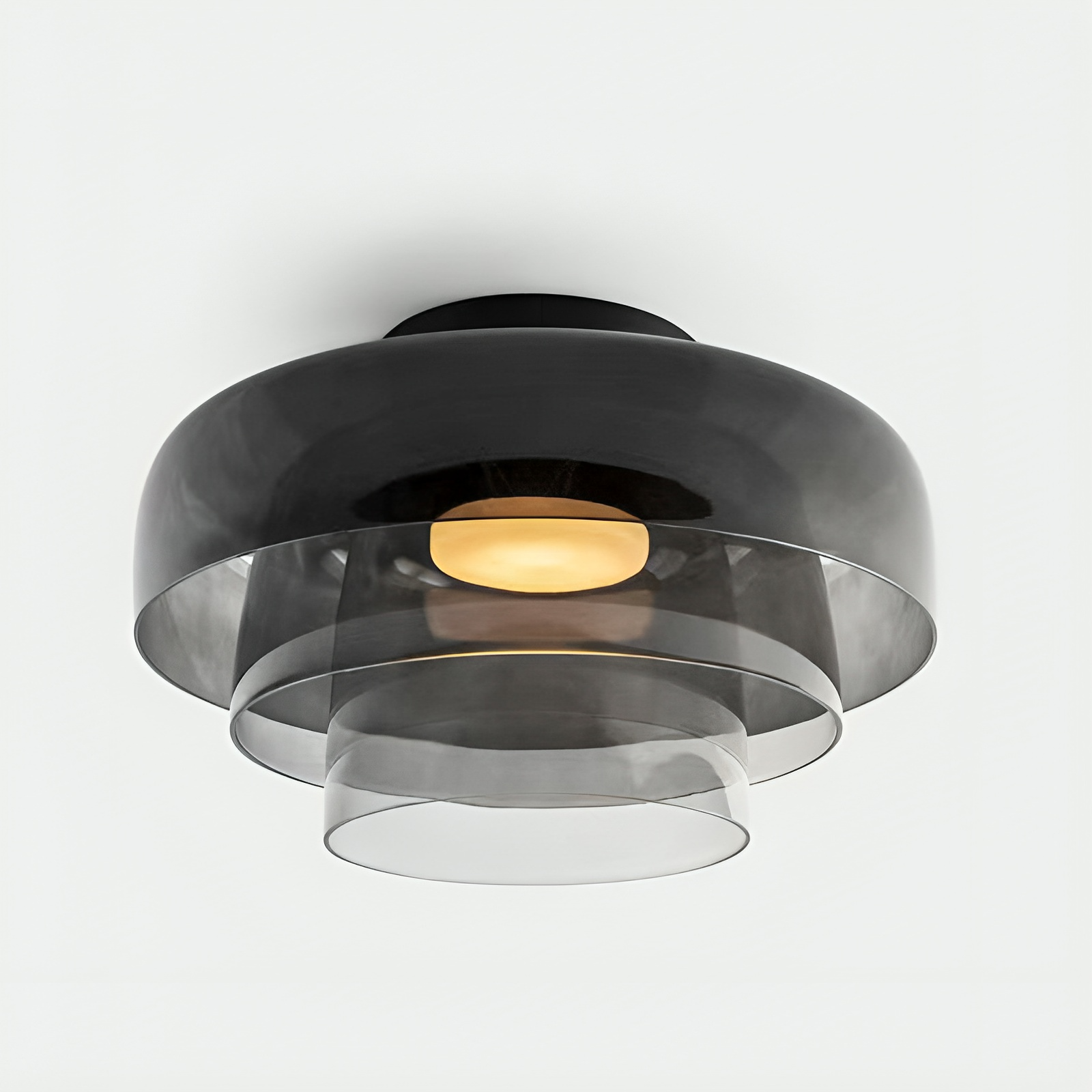 Brilora | Modern Scandinavian Bauhaus Glass Layered Pendant Lamp