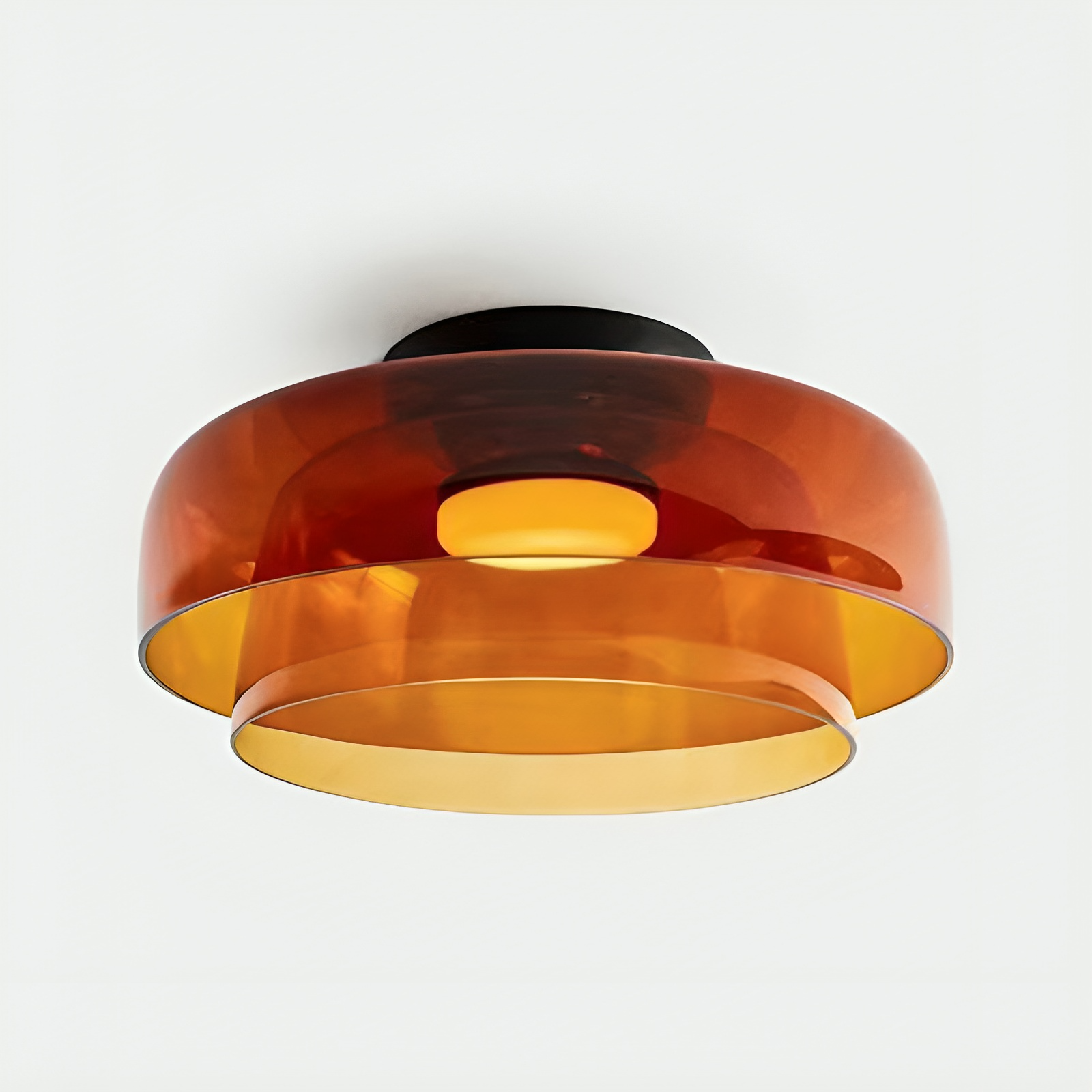 Brilora | Modern Scandinavian Bauhaus Glass Layered Pendant Lamp