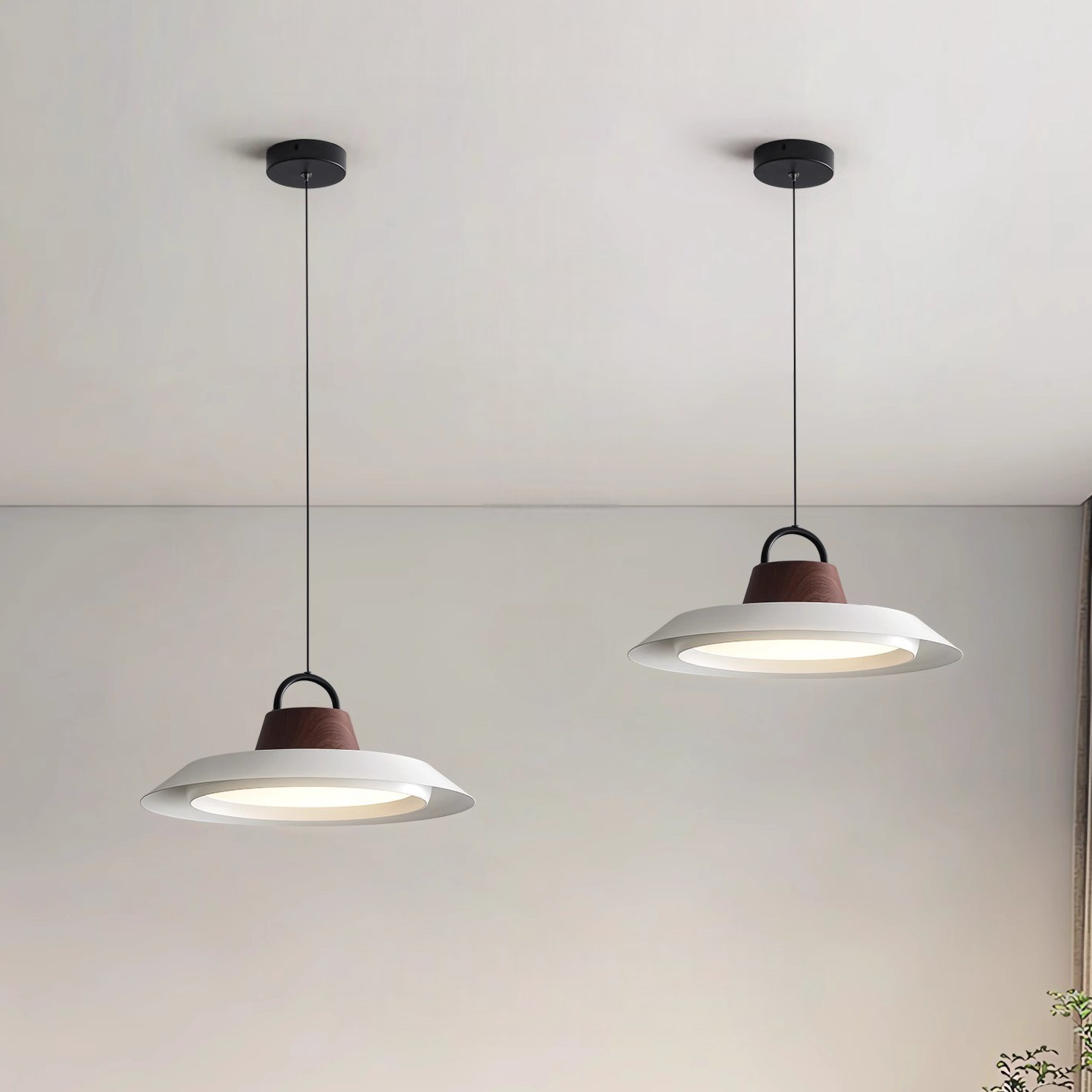 Fidelight | Scandinavian Wood/Metal Pendant Lamp