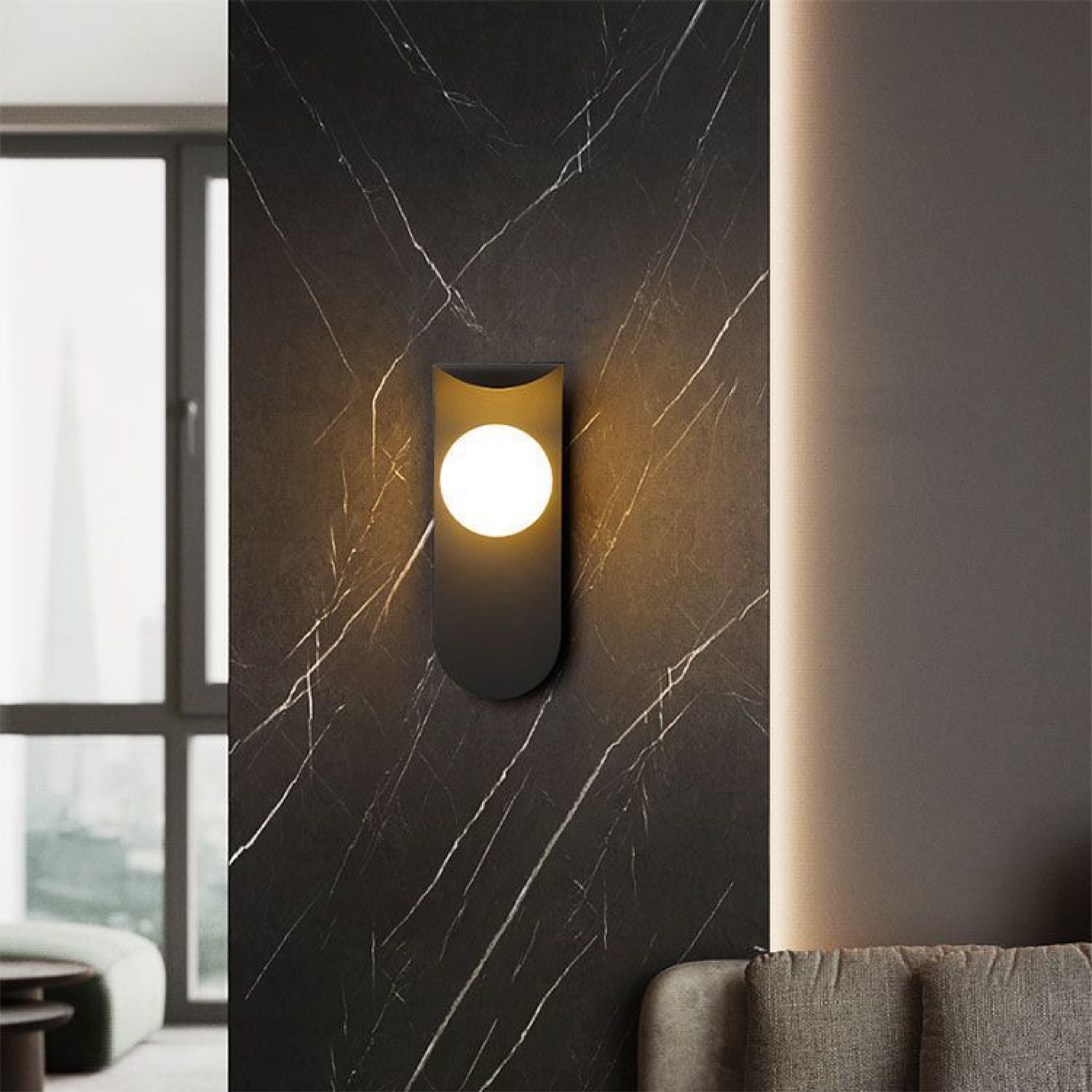 Brilune | Sculptural Scandinavian Wall Lamp