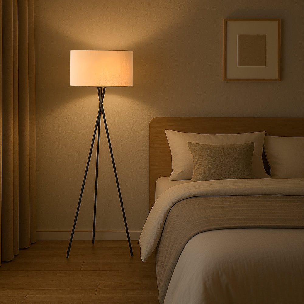 Lightrum | Silk Floor Lamp for Modern Aesthetic