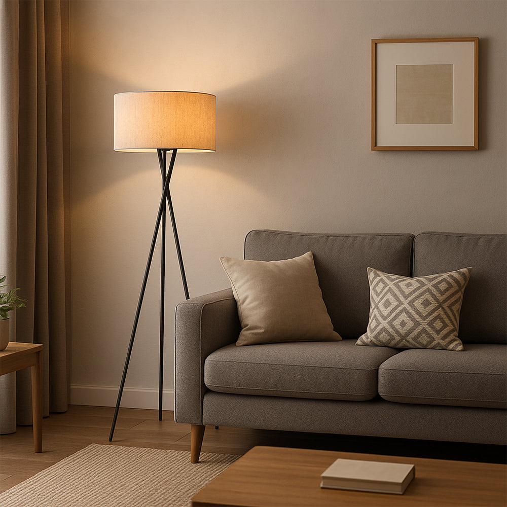 Lightrum | Silk Floor Lamp for Modern Aesthetic
