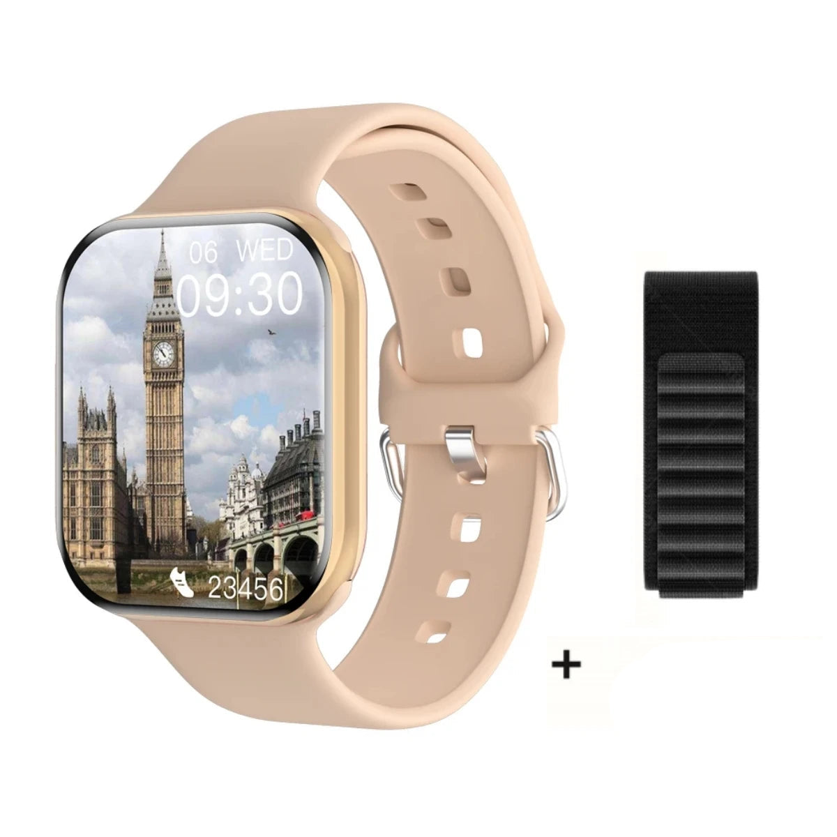 FlowTime | HD AMOLED Smartwatch with IP68 Waterproof & Fitness Tracking