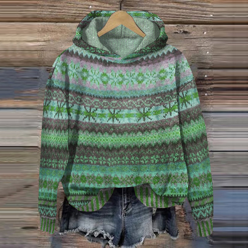 SnowHaven | Cozy Norwegian Hoodie for Winter