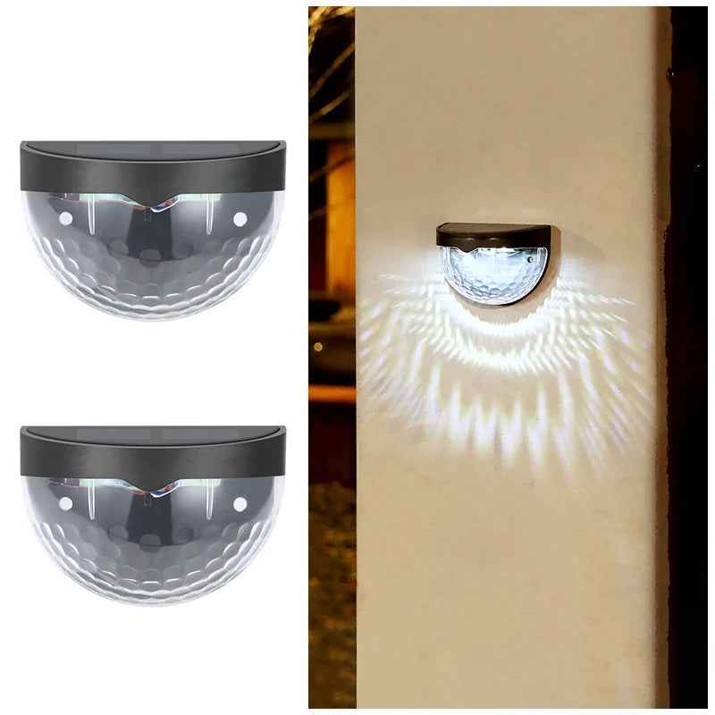Solar Wall Lights Outdoor | Waterproof LED Garden Lights for Driveway & Patio
