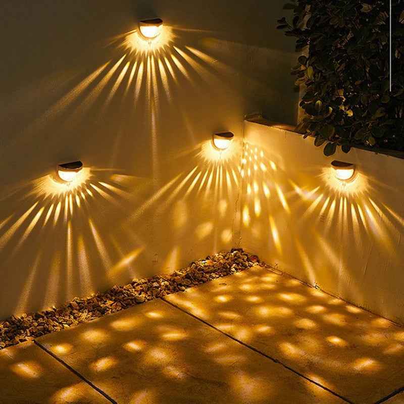 Solar Wall Lights Outdoor | Waterproof LED Garden Lights for Driveway & Patio