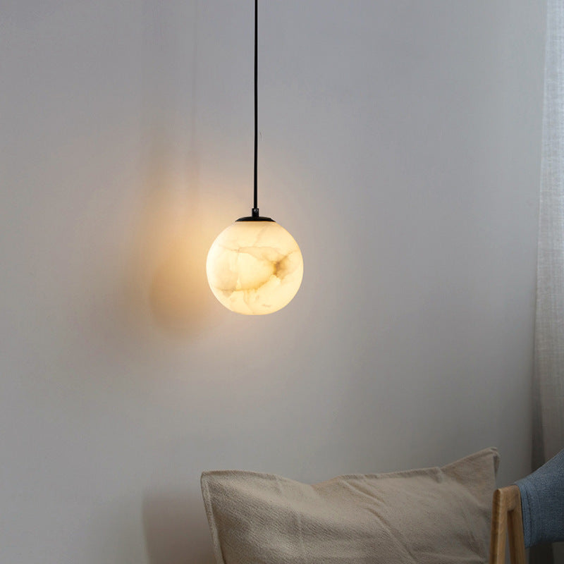 SphereLume | Elegant Marble Hanging Lamp