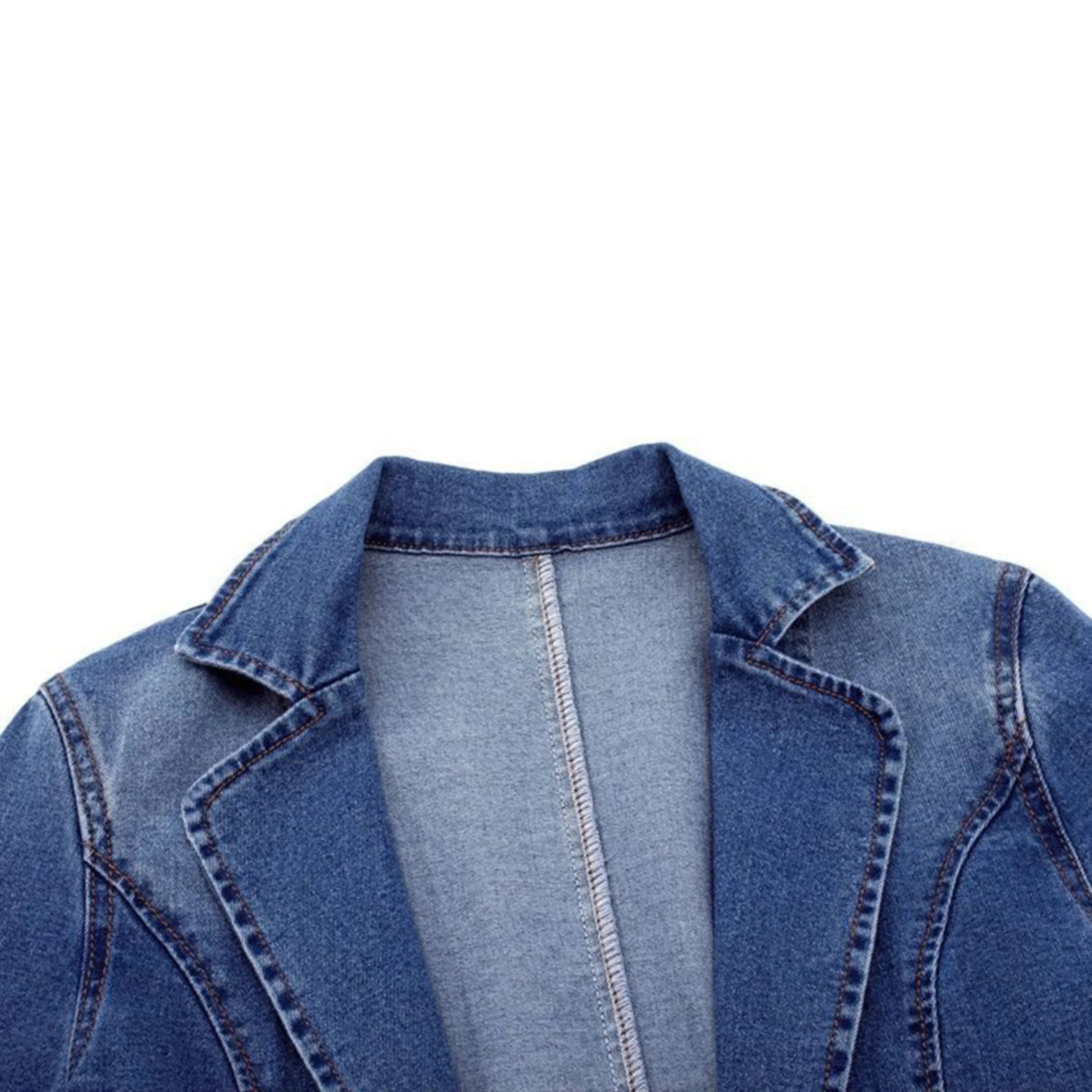 Cassiane | Stylish Lightweight Denim Blazer