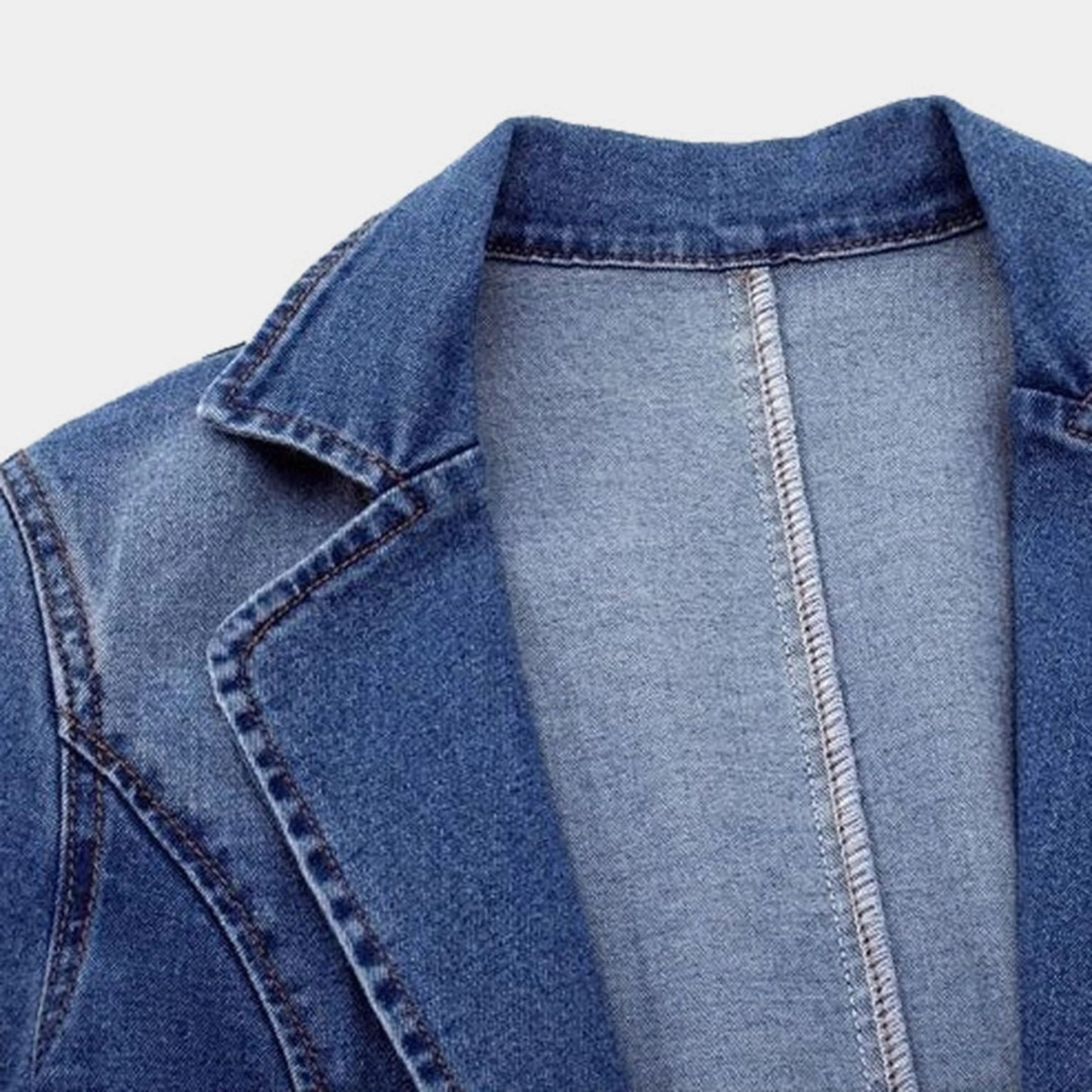 Cassiane | Stylish Lightweight Denim Blazer