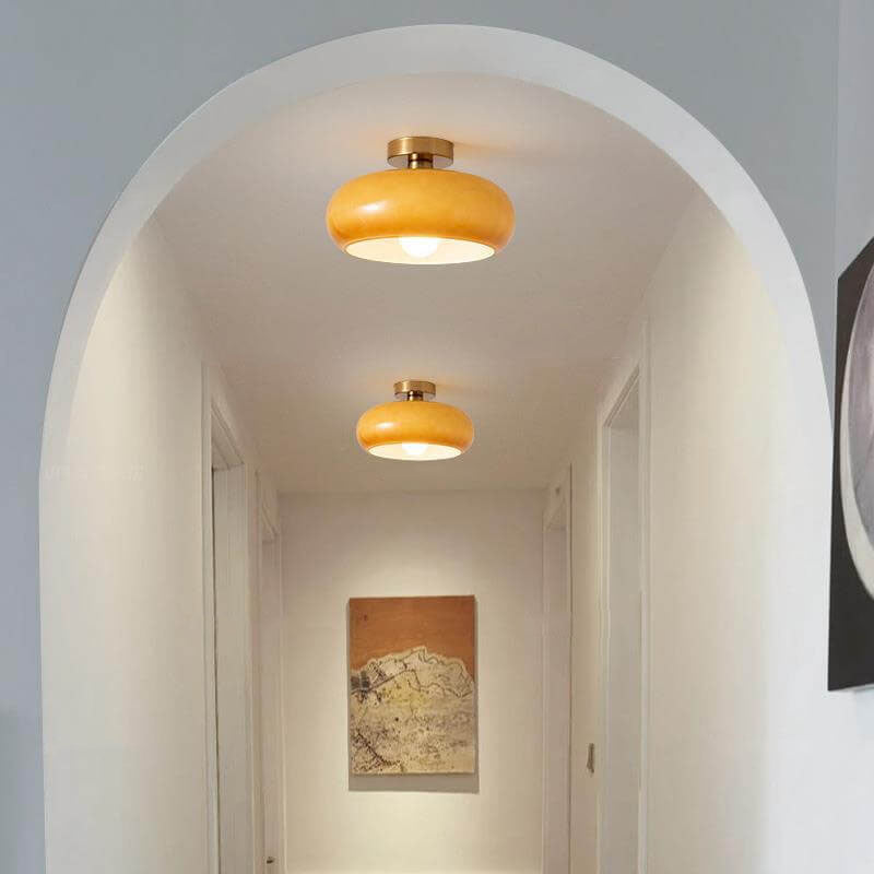 Ambion | Modern Vintage Round Glass Ceiling Light Fixture