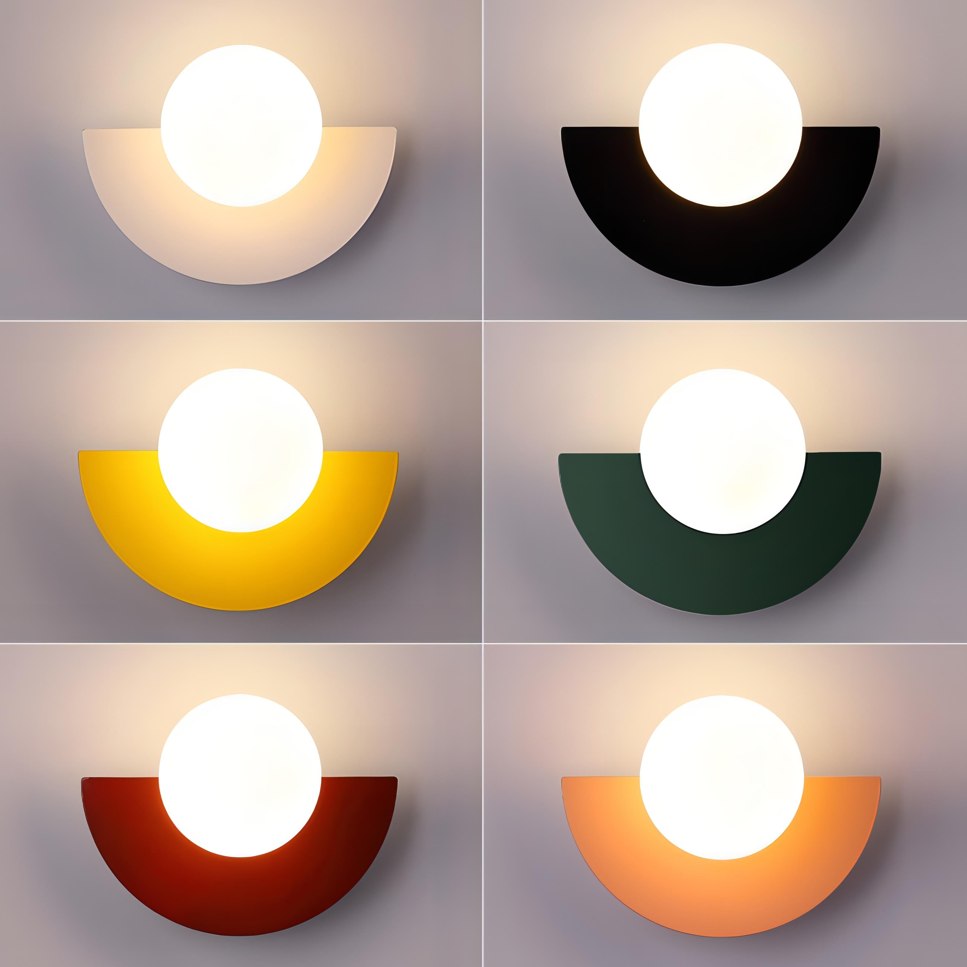 Vionis | Minimalist Nordic Wall Light with Semicircular Design