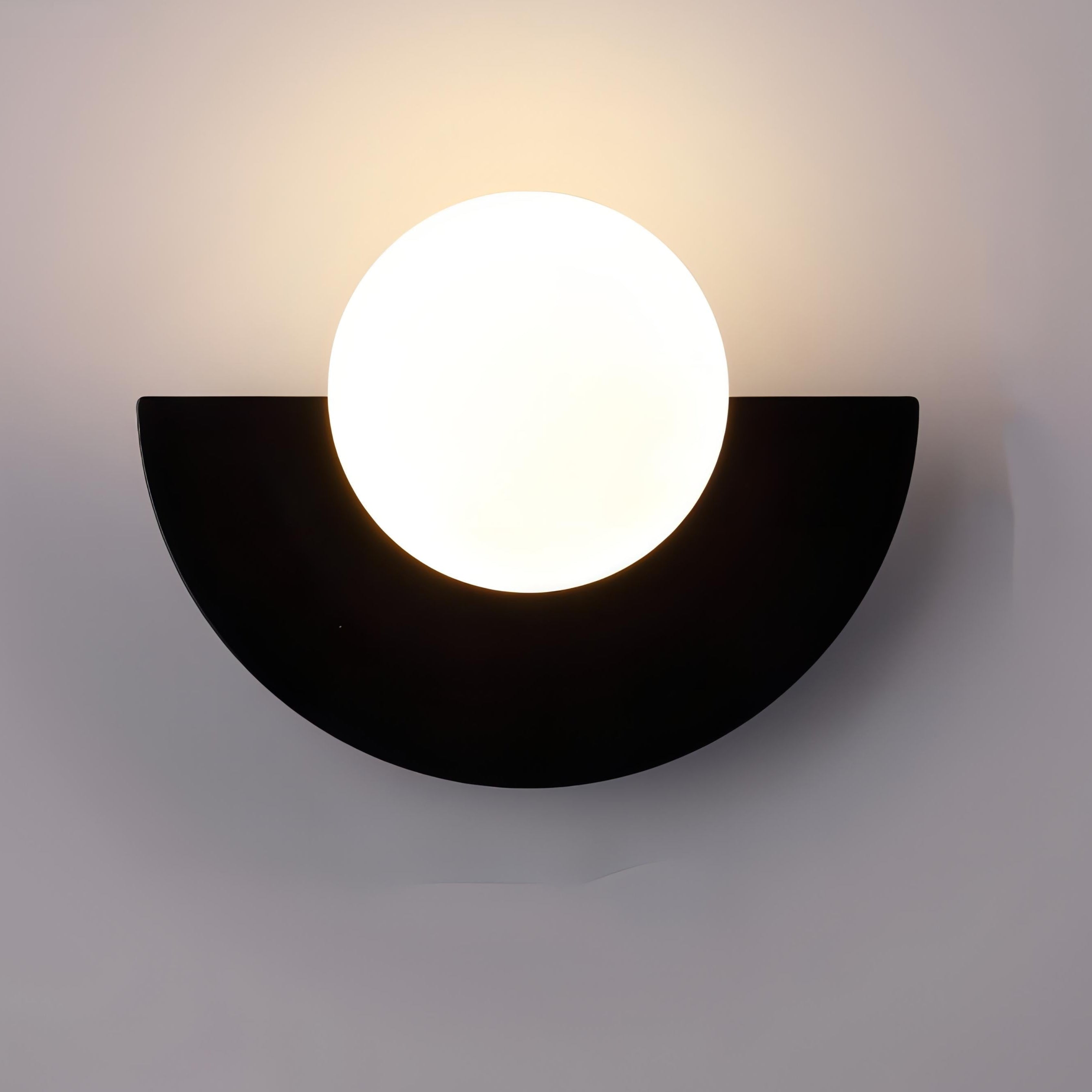 Vionis | Minimalist Nordic Wall Light with Semicircular Design