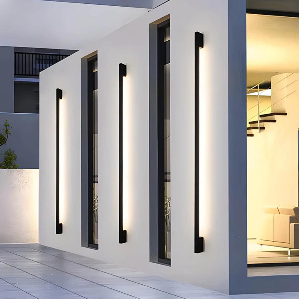 Vionra | Modern Dorka-Style Standing Outdoor Wall Lamp for Elegant Exteriors