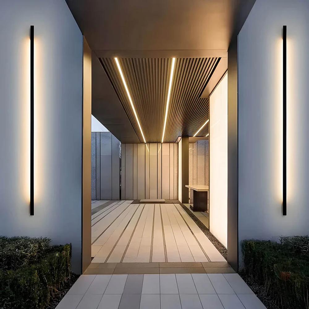 Vionra | Modern Dorka-Style Standing Outdoor Wall Lamp for Elegant Exteriors