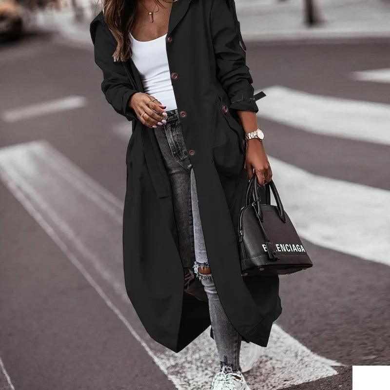 Emily | Elegant Lightweight Long Waterproof Rain Coat for Women
