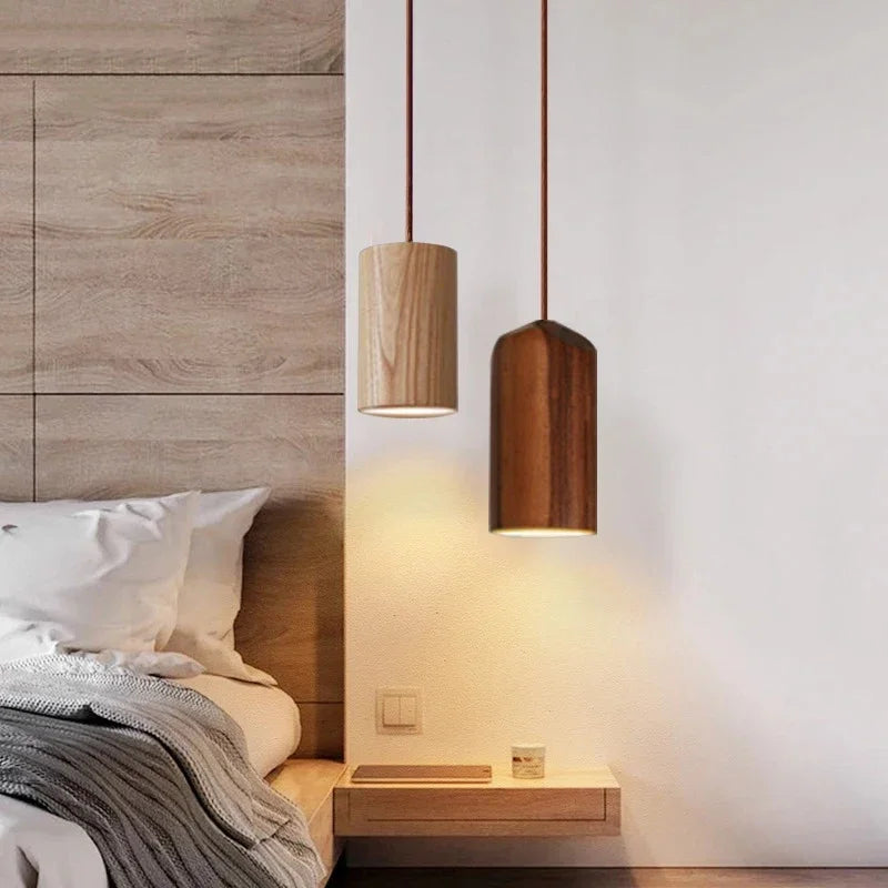 WoodVibe | Sleek Lines Scandinavian Pendant Lamp