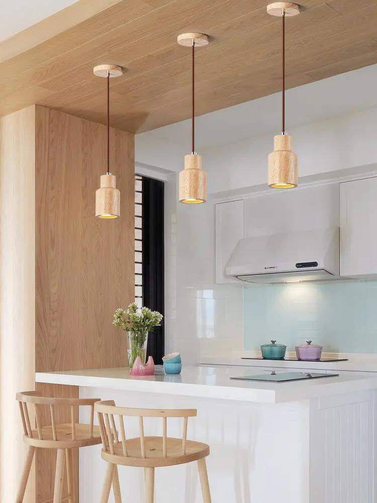 WoodVibe | Sleek Lines Scandinavian Pendant Lamp