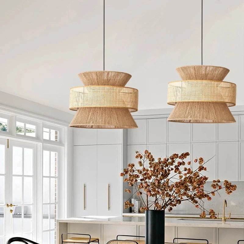 DriftGlow | Minimalist Wabi Sabi Hanging Lamp