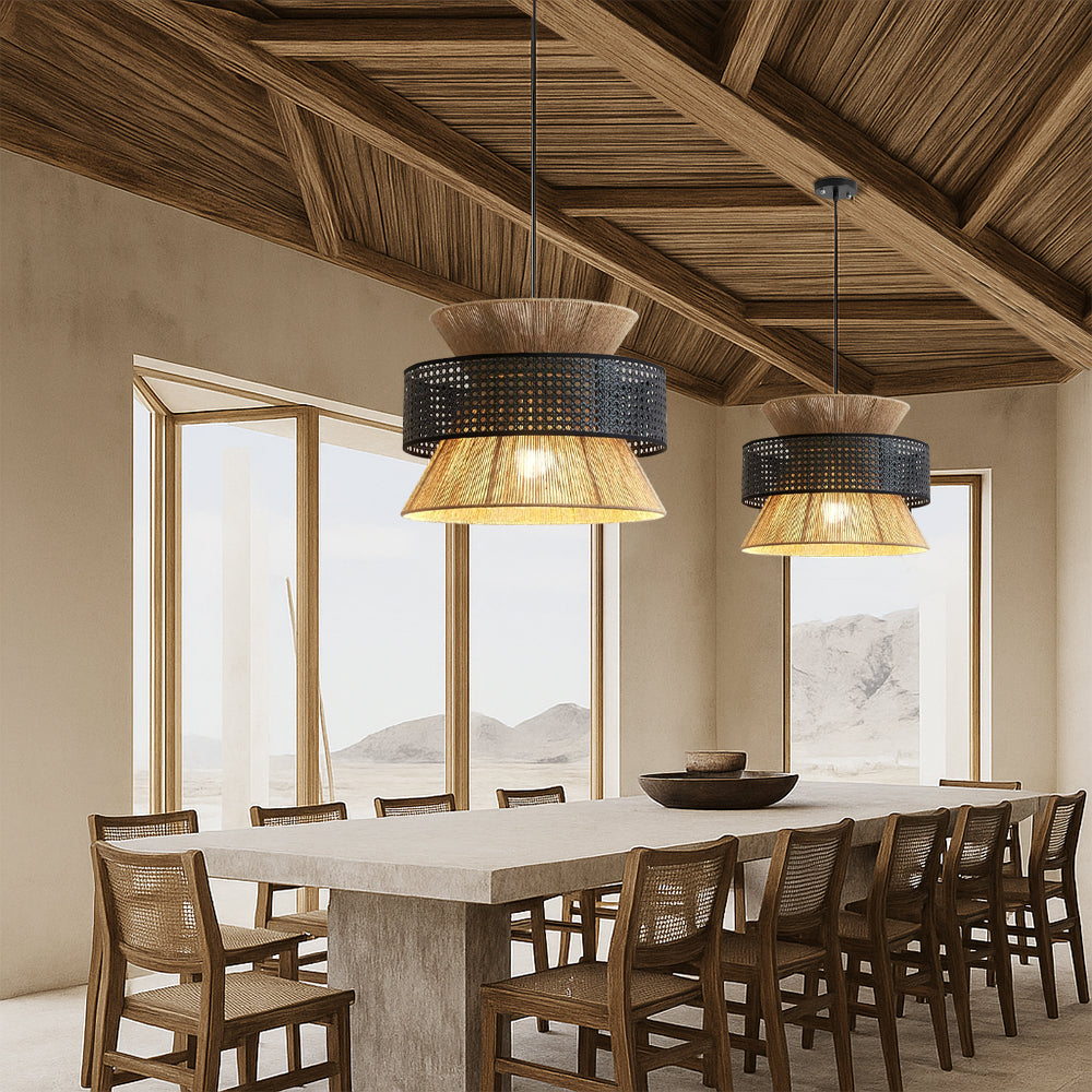 DriftGlow | Minimalist Wabi Sabi Hanging Lamp