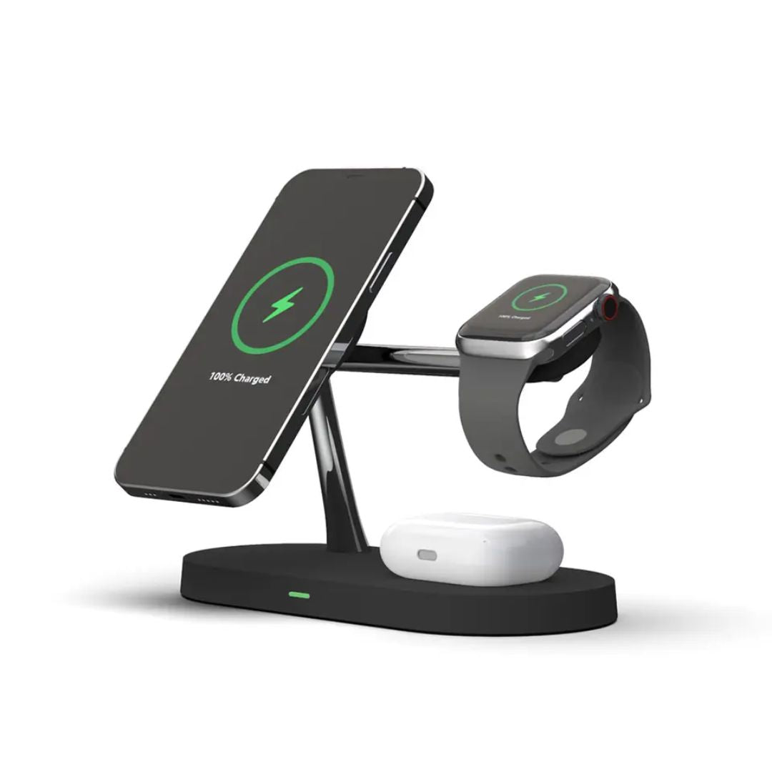 AeroWatch | 3-in-1 Wireless Charger for Smartphone, Smartwatch, and Earbuds
