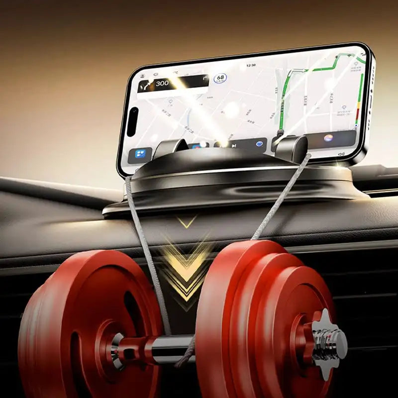 360° Rotating Car Phone Holder | Adjustable Dashboard and Air Vent Mount for Cell Phones 4-6.5 Inches