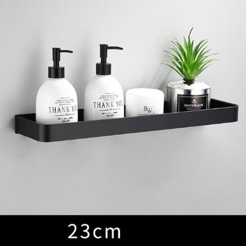 AluSpace | Black Space Aluminum Wall Shelf for Modern Simplicity