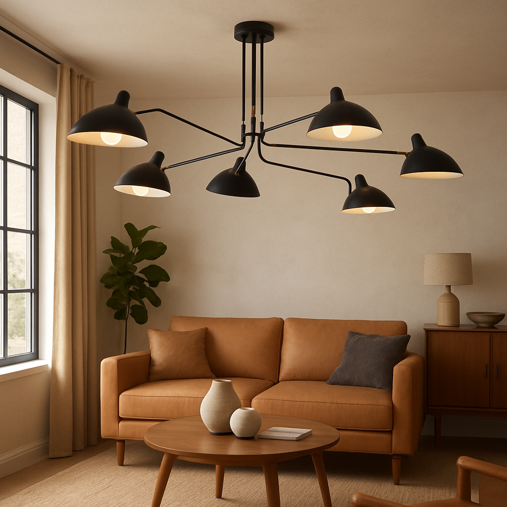 Ambilux | Contemporary Serge Mouille Ceiling Light for Modern Interiors