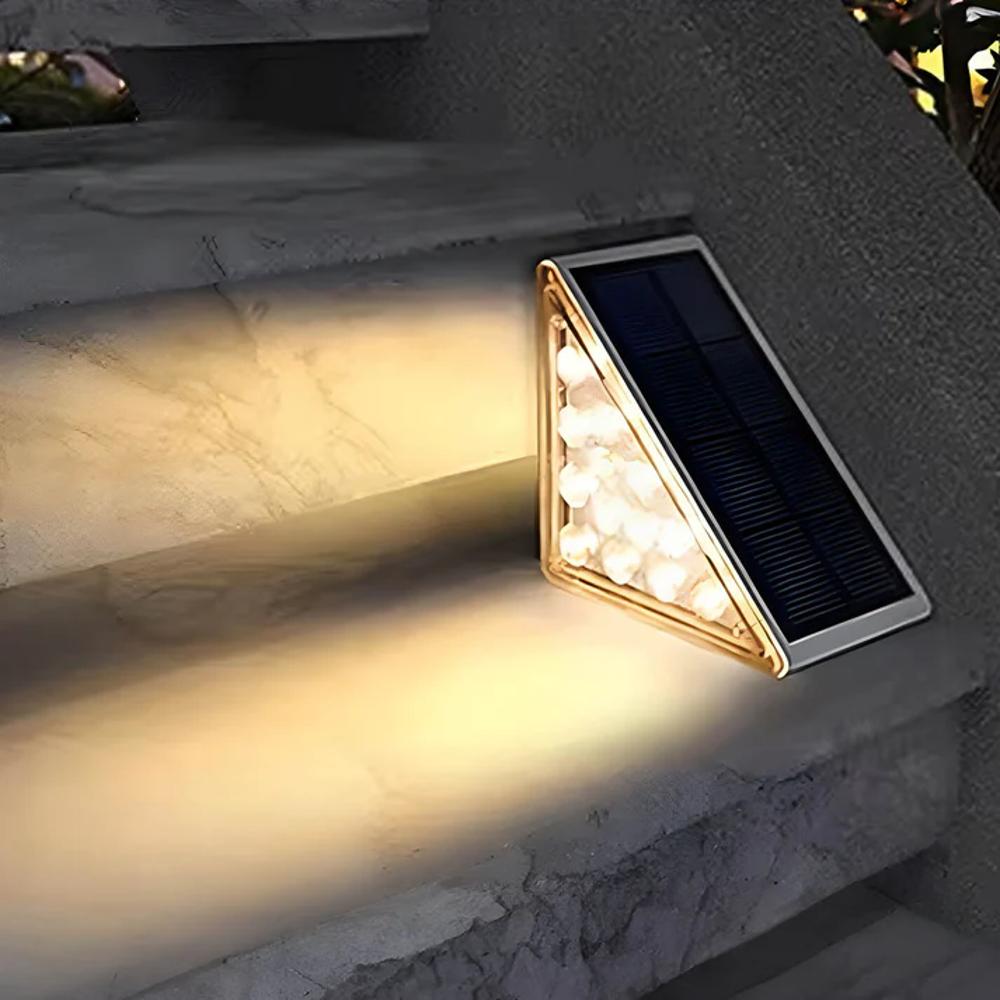 Ambros | Luminous Solar Stair Lights for Modern Outdoor Design