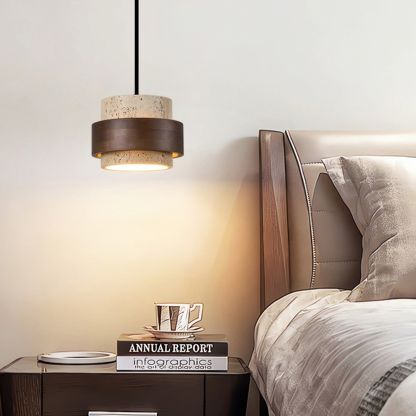 Ascend | Retro Stone Wabi-Sabi Pendant Lamp