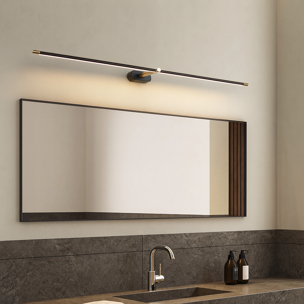 Crystalia | Bathroom Bar Wall Lamp For Above Mirror