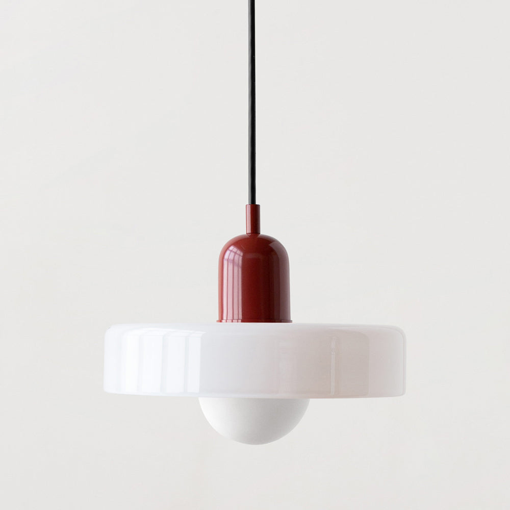 Linea | Bauhaus Colored Glass Pendant Lamp